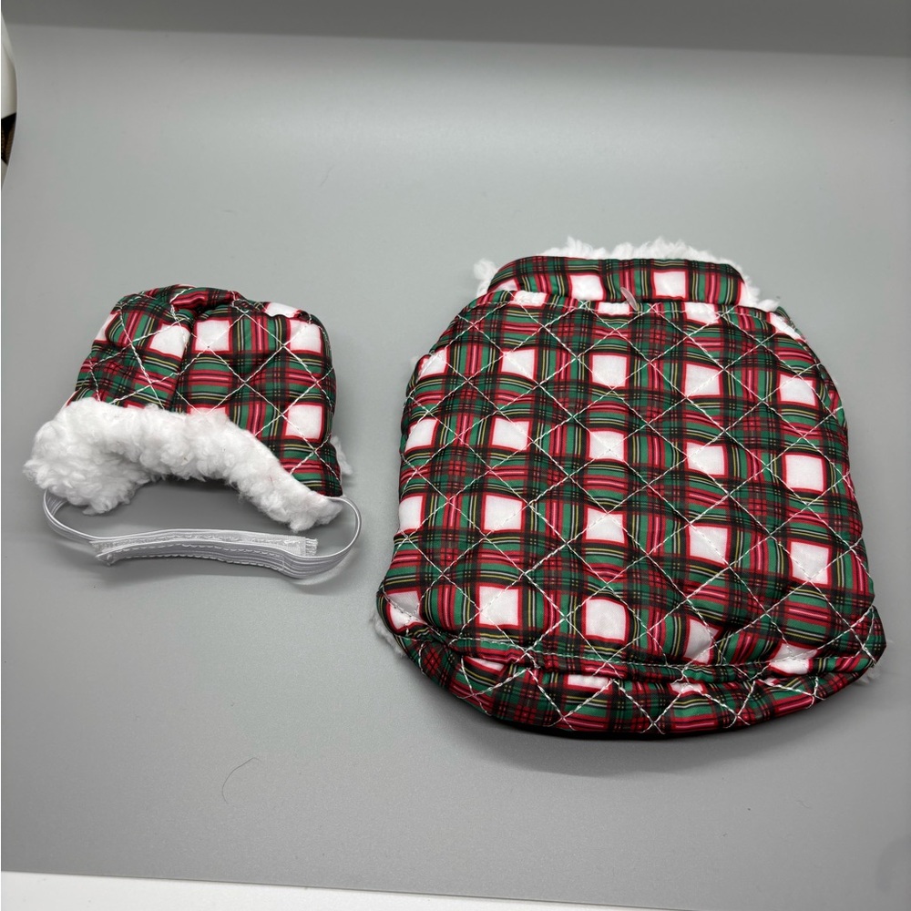 Small pet puffer jacket/hat..(NWT)